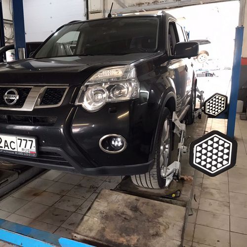 Сход-развал на машине Nissan X-trail в Коломне